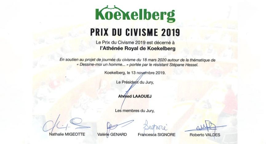 Titre: Prix du civisme 2019